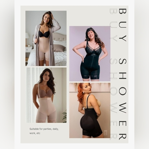 SHAPELLX BOOT-YEAH AirSlim Firm Tummy Compression Shaping Short  #889 - Picture 6 of 11